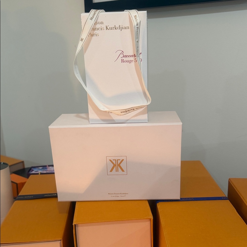 Maison Francis Kurkdjian White and Gold Packaging ( just the box not perfume)